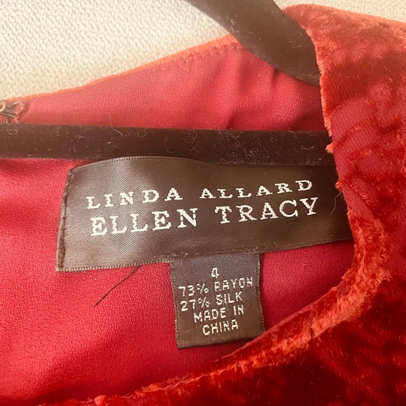 SPECIAL, BEAUTIFUL BURNED OUT VELVET DRESS - Picture 4 of 5